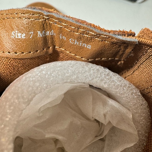 Dolce Vita Caster H2O Booties camel suede casual classic fall winter stylish - Picture 8 of 11